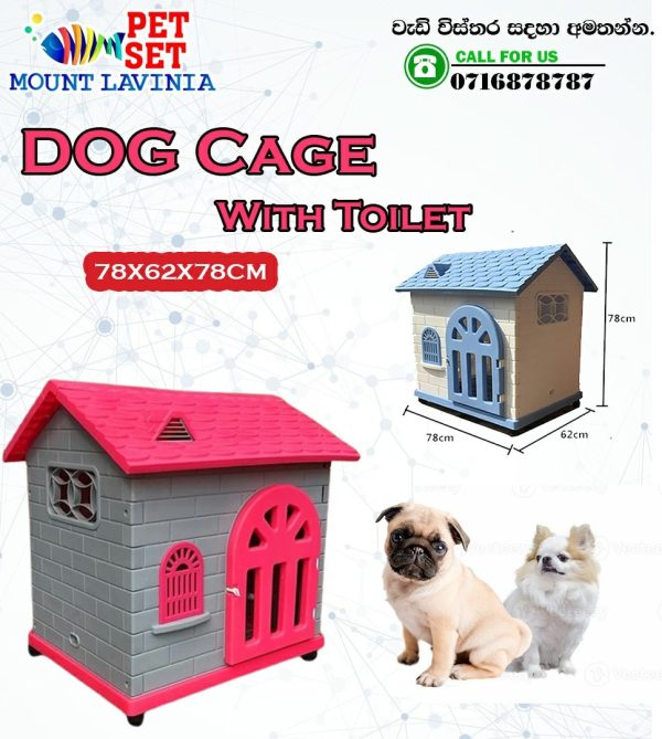 Dog cage with Toilet